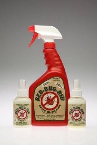 Bed-Bug-Rid BBR-3003P Package (32oz Spray Bottle + 2 Travel Size Spray Bottles)