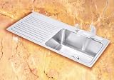 Elkay ILGR4322R Gourmet Stainless Steel Sink with 4 holes