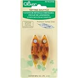 Clover Tatting Shuttle, Tortoise