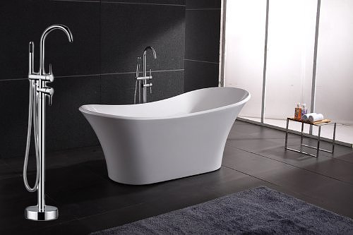 AKDY Bathroom White Color FreeStand Acrylic Bathtub And