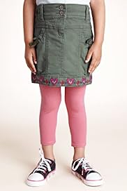 2 Piece Cotton Rich Cargo Skirt Tights Set