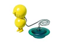 A di Alessi Mr. Suicide Bathtub Plug, Yellow, (AMGI02 Y)