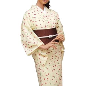 【クリックで詳細表示】小紋着物 ウールNo14【15サイズセミオーダー】単衣仕立付：お届けまで約4週間： 服＆ファッション小物