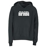 Sweatshirt Woman Black  Kiss Me Barbuda  Antigua & Barbuda City