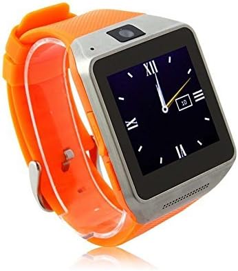 Atecher® Gv08 Bluetooth Smart Watch Phone Touch Screen Support Micro SIM card Bluetooth WristWatch Smartwatch for Android Phone Samsung GALAXY Note 3/Samsung GALAXY S4 S5/Samsung GALAXY Grand 2/GALAXY S4/HTC One/Moto X/Nexus 5/Sony Xperia Z1/LG G2 Lumia1520 (Full Function) and Apple iPhone iphone(4/4S/5/5C/5S/6/6Plus)(Part of the function)-Orange