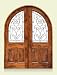 Exterior Door: Knotty Alder Half-Lite Full Arch