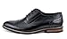 Bruno HOMME MODA ITALY PRINCE Men's Classic Modern Oxford Wingtip Lace Dress Shoes,PRINCE-5-BLACK,11 D(M) US