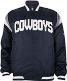 Reebok Dallas Cowboys Ladies Navy Blue Hear Her Cheer Reversible Satin Jacket