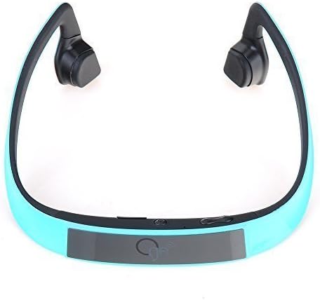 2 in 1 Bone Conduction Open Ear Wireless Stereo Bluetooth4.1 Headset Earphone(Blue)