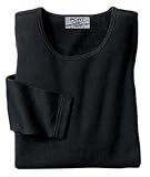 Port Authority - Ladies Long Sleeve Scoop Neck T-Shirt Black-XL
