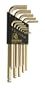 Bondhus 37937 Set of 13 Balldriver L-wrenches with GoldGuard Finish, Long Length, sizes .050-3/8-Inch