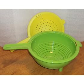 Buy Tupperware Double Colander in Green
