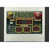 Green Bay Packers Scoreboard Desk & Alarm Clock