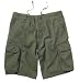Vintage Paratrooper Style Cargo Shorts, Olive Drab
