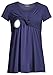 Milk Nursingwear Women's Contemporary Knot Front Nursing Top