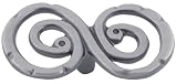 Atlas Homewares 103-P 2-3/4-Inch Signature Scroll Small -inchS-inch Scroll Knob, Pewter