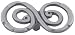 Atlas Homewares 103-P 2-3/4-Inch Signature Scroll Small -inchS-inch Scroll Knob, Pewter
