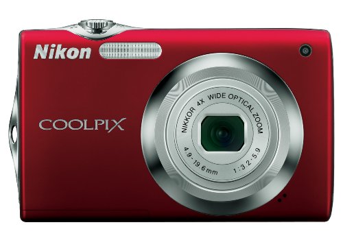 Nikon S3000 Digital Camera - Red (12MP, 4x wide Optical Zoom) 2.7 inch LCD Nikon S3000 Digital Camera - Red (12MP, 4x wide Optical Zoom) 2.7 inch LCD