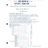 1973 1976 1977 1978 1979 FORD Parts Book List Guide by Ford