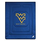 West Virginia Mountaineers NCAA "Locker Room Collection" Twin Bed Comforter ....
