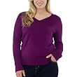 Mossimo&reg; Black Plus Ultrasoft V-Neck Sweater -Purple