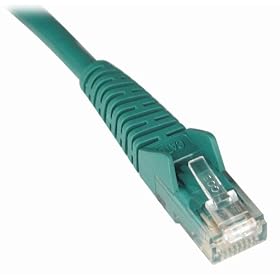 Tripp Lite N201-025-GN Cat6 Gigabit Green Snagless Patch Cable RJ45M/M - 25ft
