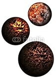 Wallmonkeys Peel and Stick Wall Decals - Planet - 18