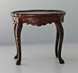 Dollhouse Miniature Artisan Handcarved Side Table