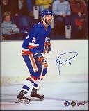 Ken Morrow New York Islanders Autographed/Hand Signed 8X10 Action Photo