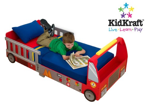 KidKraft FireTruck Toddler Cot