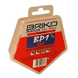 Briko-Maplus Bp1 Red Base Paraffin Ski and Snowboard Solid Wax (100 Grams)