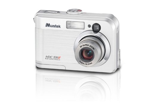 Mustek MDC530Z 5MP Digital Camera with 3x Optical Zoom