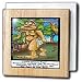 Londons Times Famous People Places Books Cartoons - BIGFOOT AND HIS RESUME - Tile Napkin Holders