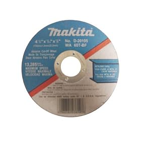 Makita D-20105 4-1 2 x 3 64 x 7 8 Abrasive Cut-Off Wheel by Makita