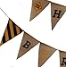 Jayd Products, Happy Birthday Burlap Banner pennants, Construction Party Birthday Banner, Construction zone birthday decorations, Happy Birthday Flags banner