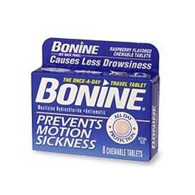 BONINE CHEW TABS 25 MG Size: 8