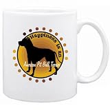 New  Happiness Is American Pit Bull Terrier  Mug Dog