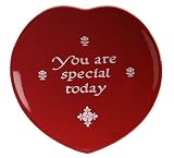 Waechtersbach Small Heart Shaped Plate, You are Special Today, Red