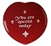 Waechtersbach Small Heart Shaped Plate, You are Special Today, Red