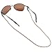 Chums Rolled Leather Eyewear Retainer, Brown