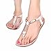 Womail 2016 Fashion Summer Star Beaded Sandals Clip Toe Sandals Beach Shoes
