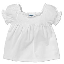 The Children's Place Baby-Girls Optic White Smocked Babydoll