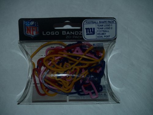 new york giants football silly bands 20 piece pack logo bandz  more detail click!