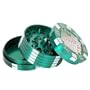 3 Parts Aluminium Poker Chip Polinator Herb Grinder (colors may vary)