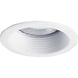 read full review Progress Lighting P8175-28 Step Baffle 6-1/8-Inch Diameter For Ic and Non-Ic Housings, Bright White