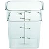 Camwear Polycarbonate Square Food Storage container, 4 Quart