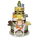 Monkey Diaper Cake - 3 Tier