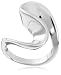 ByJoy DP0094 Ladies Sterling Silver Twist, Twirl and Swirl Ultra Modern Ring