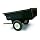 Rubbermaid Commercial Structural Foam Tractor Cart, Black, 1200 lbs Load Capacity, 29-1/2" Height, 68" Length x 35-1/2" Width