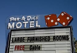 Clever Play on Words at the Par-a-Dice Motel in Vegas - Lighthearted 16"x20" Photographic Print by Carol M. Highsmith